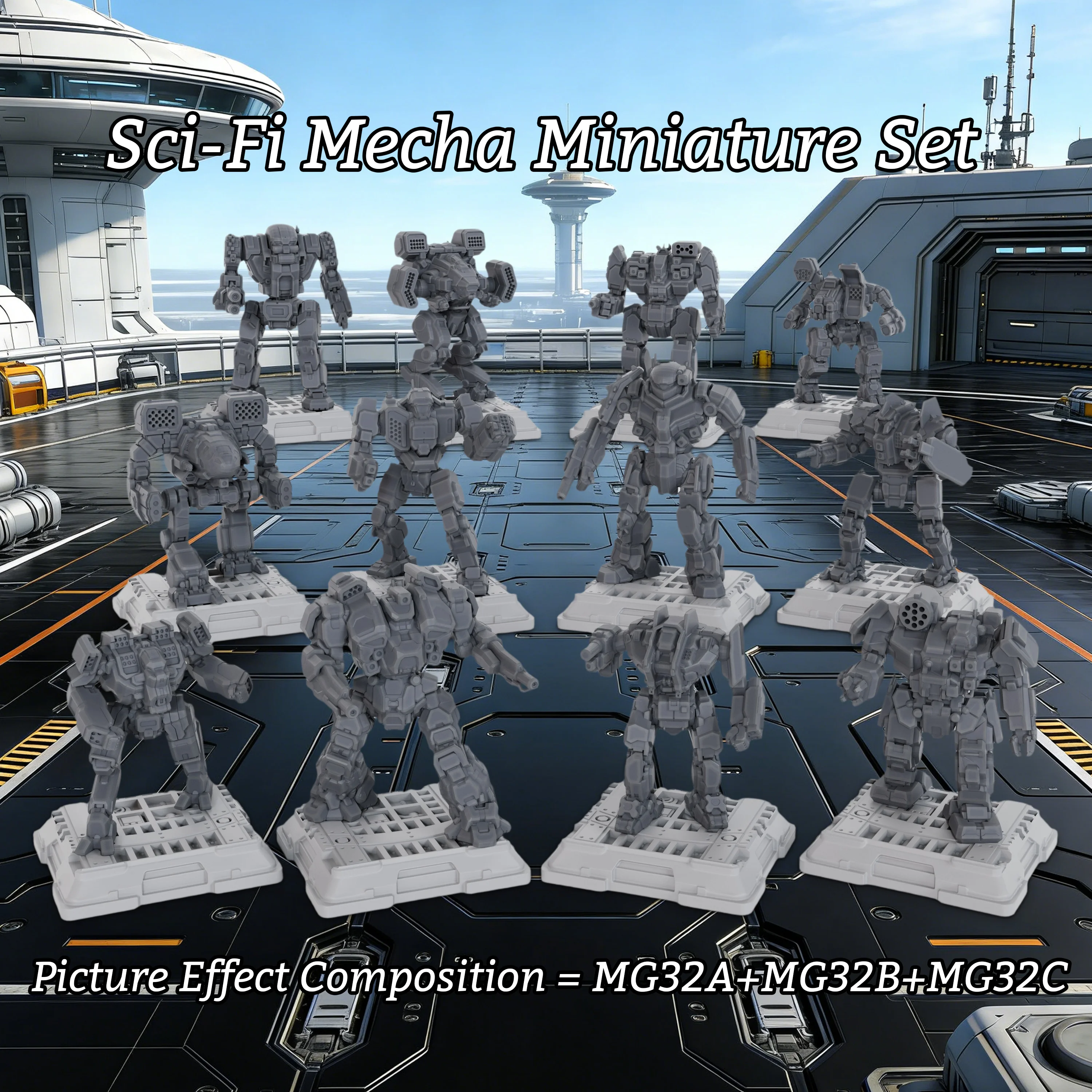 conjunto-de-miniaturas-sci-fi-mecha-modelos-de-robos-futuristas-para-terrenos-figuras-miniaturas-para-ttrpg-presente-colecionavel-para-exibicao-em-mesa