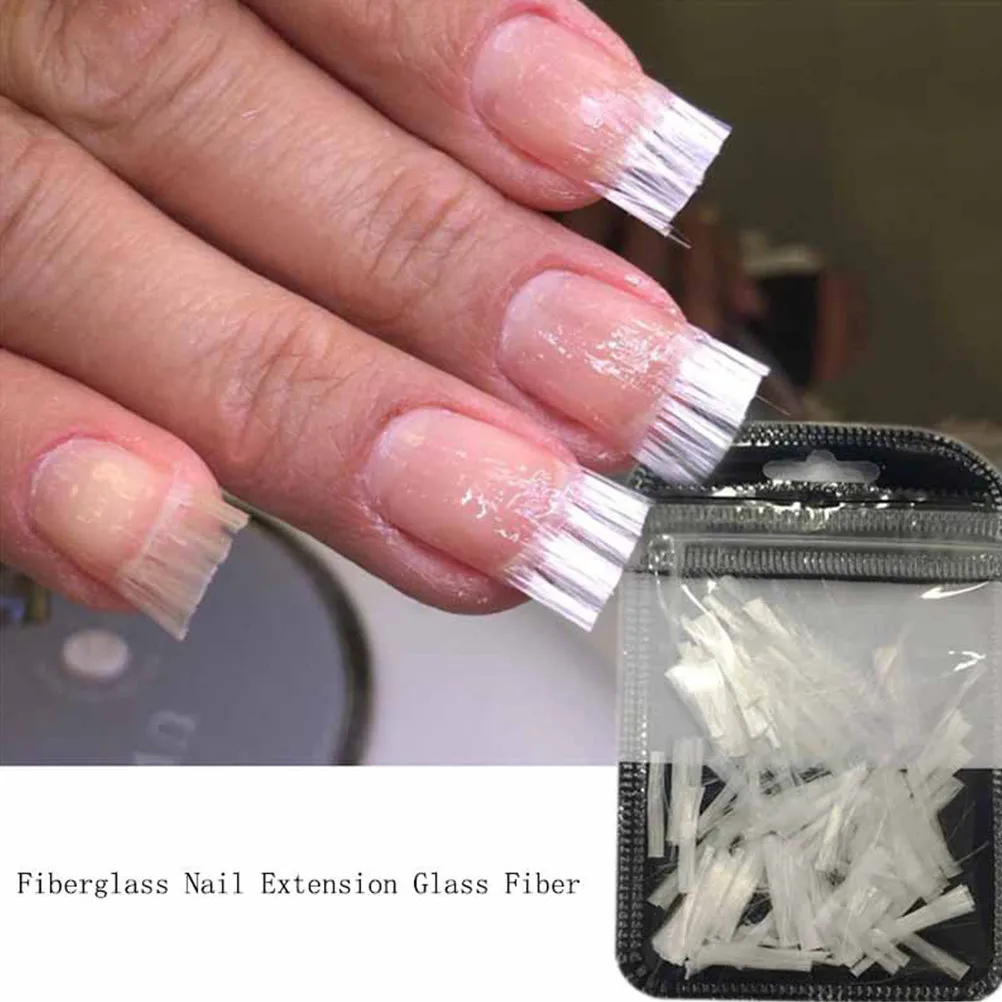 

3Cm Premium Fiber for Nail Extension Strengthening Manicure Art DIY Design Women Lady Fibers Salon Home Use Only