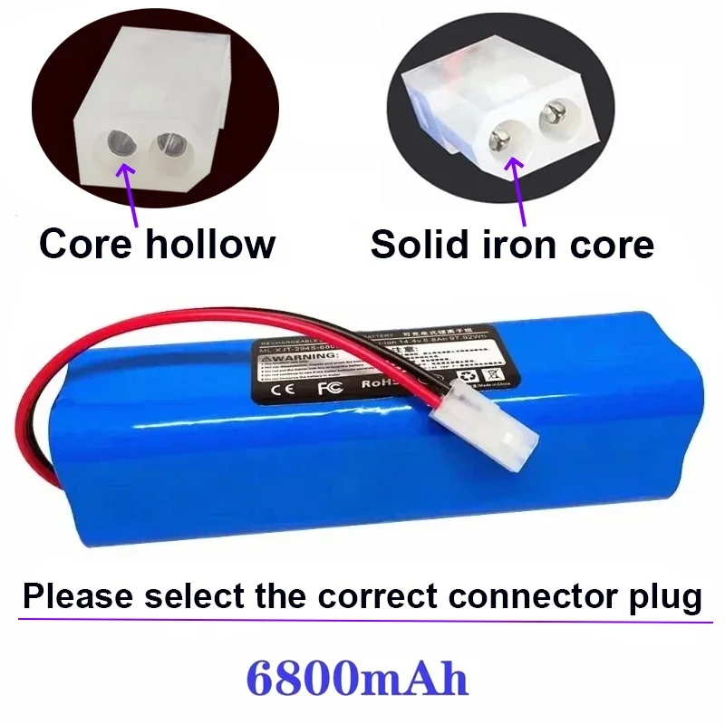 

New 14.4V/14.8V 6800mAh N047-4S2P Battery SS-2230002529 for Tefal X-plorer Serie 95