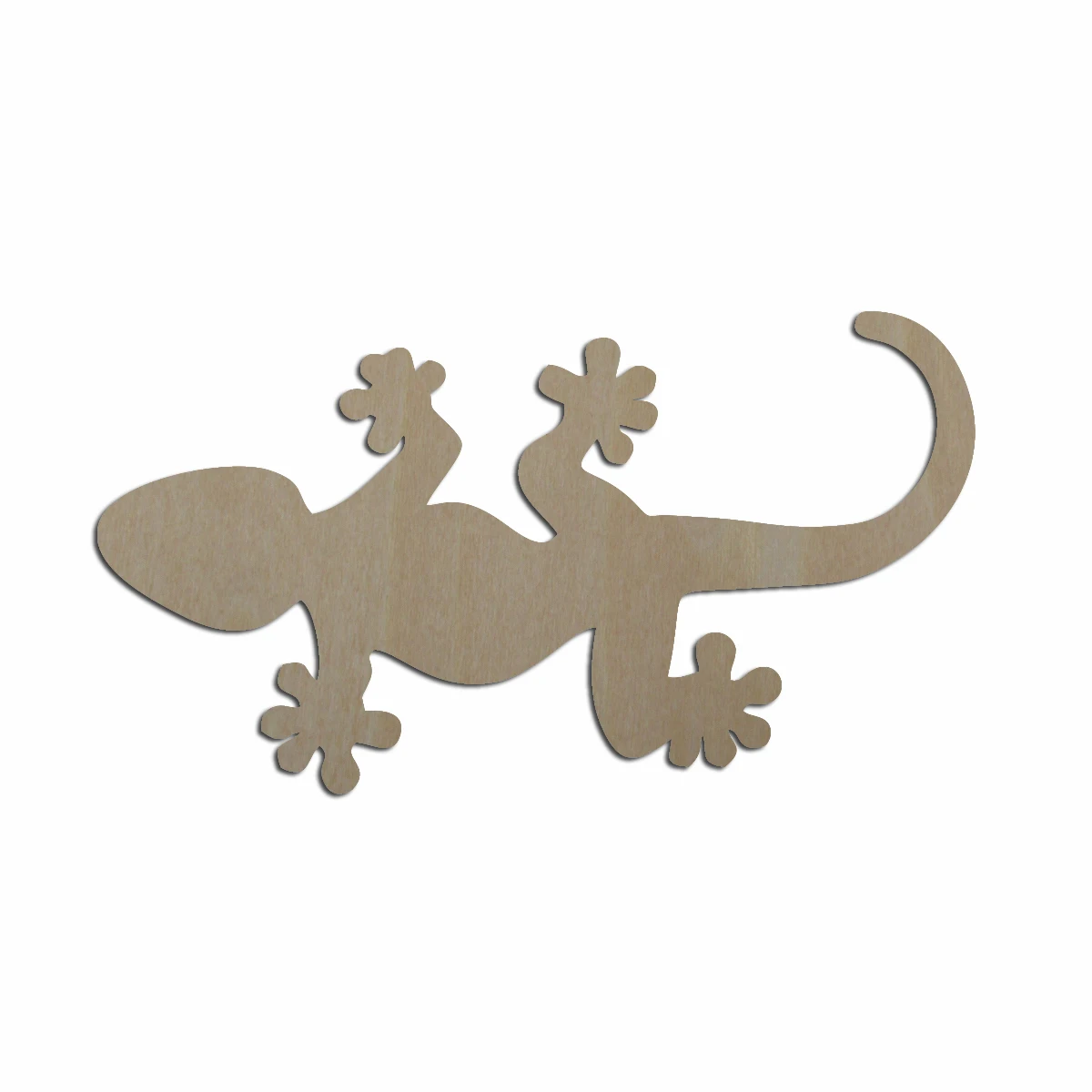 Lizard Unfinished Blank Wooden Wild Animal Laser Cut Out Wood Shape Craft Supply Woodcraft Cutout