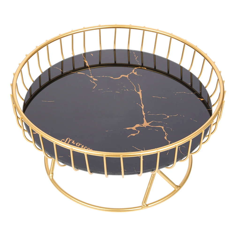 

Dessert Plate Wire Fruit Basket Kitchen Countertop Tray Storage Bowl Metal Candy Holder Fruits Vegetables Snacks Home Bedroom