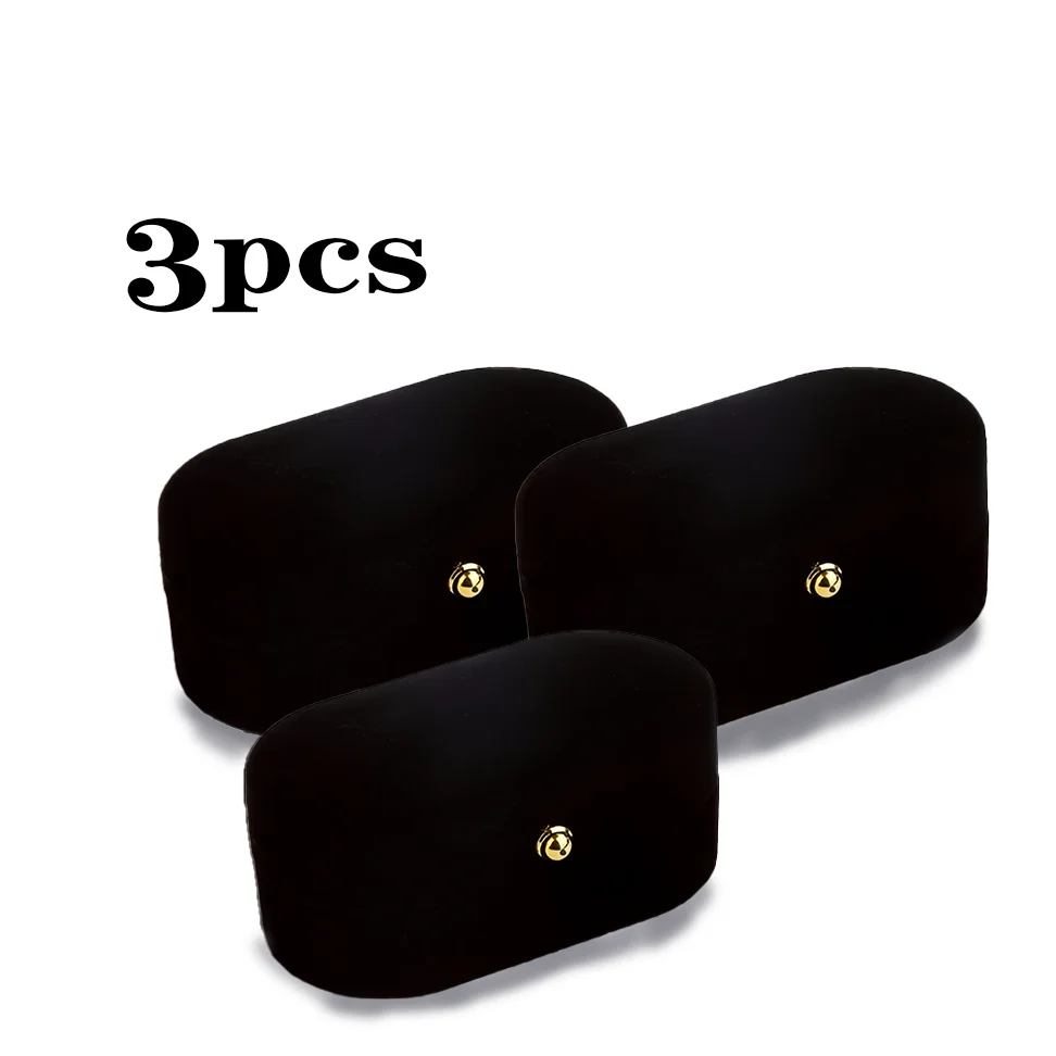 

2pcs velvet ring bearing box, ring box display box is suitable for wedding/proposal/engagement/ceremonial, wide slot