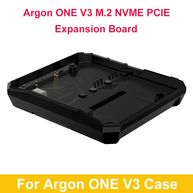 

Плата расширения Argon ONE V3 M.2 NVME PCIE, только встроенный радиатор SSD для Raspberry Pi 5