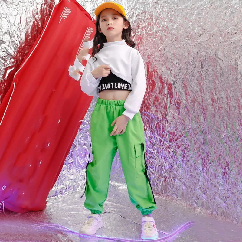 

Girls boutique outfits Set 4 6 8 10 12 14 16 18 hip hop street dance costumes kids jazz clothes for girls 130 140 150