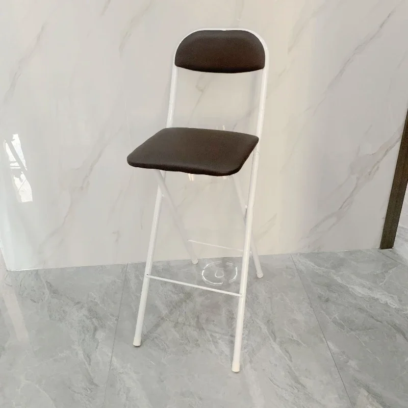 Design Simple Bar Stool Folding Nordic Counter Coffee Kitchen Chair Retro Reception Home Furniture
