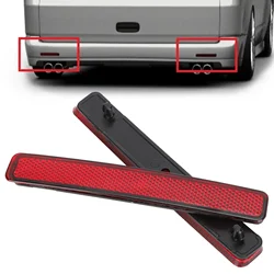 Pair Of Rear Bumper Reflector Assembly Light Fit For T5 Transporter 2003-3011 7E0945105 Red