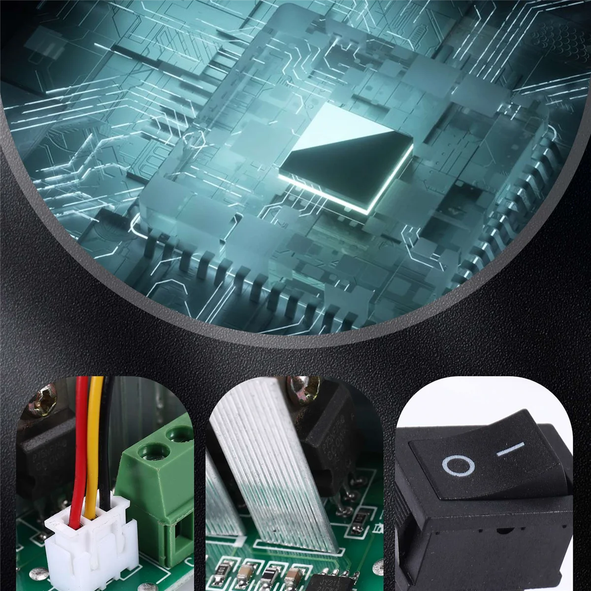 BLDC Three Phase Brushless Sensorless Motor Controller BL01 15A Violent Fan Modulation DC5V6V9V12V36V Forward and Reverse