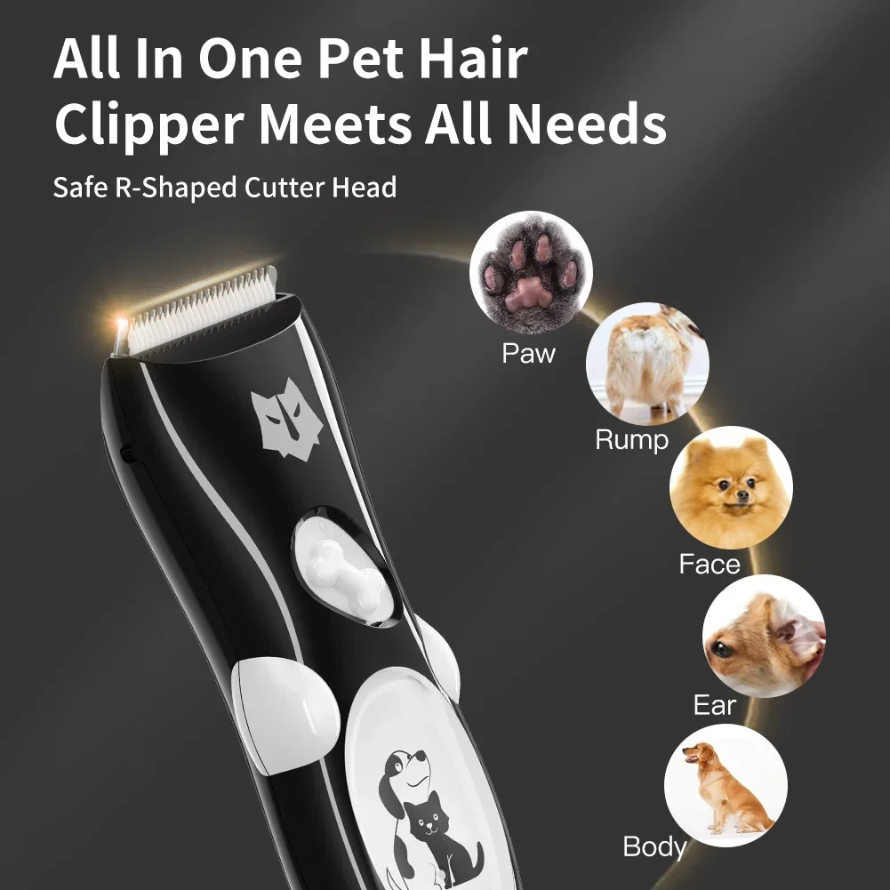 High-power dog shaver pet store special electric hair clipper small dog and cat shaving foot hair trimming hair pusher