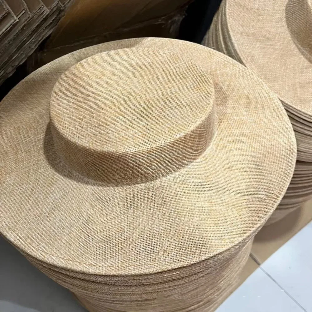 أنيقة DIY قبعة الفاسناتور قاعدة أغطية الرأس عادي اللون مأدبة القبعات متعددة الألوان قبعة قاعدة الزفاف #3