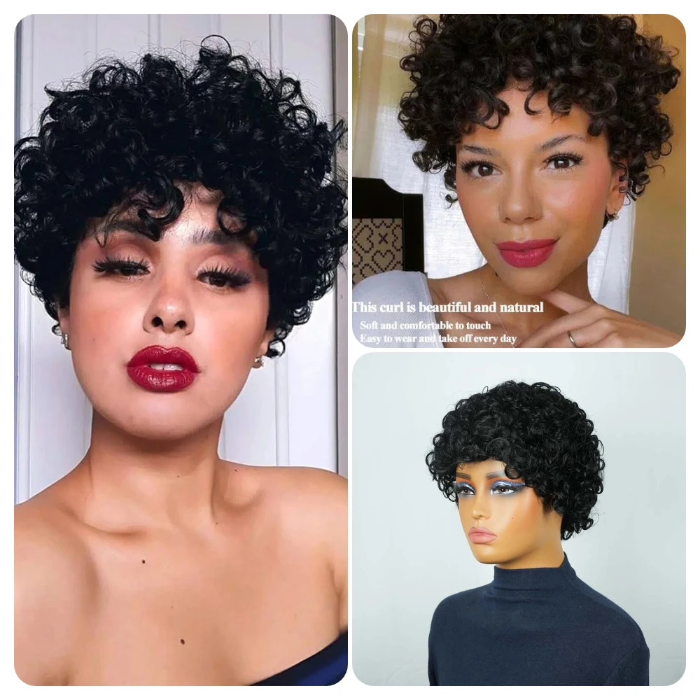 Short Rose Curly Pi… - image