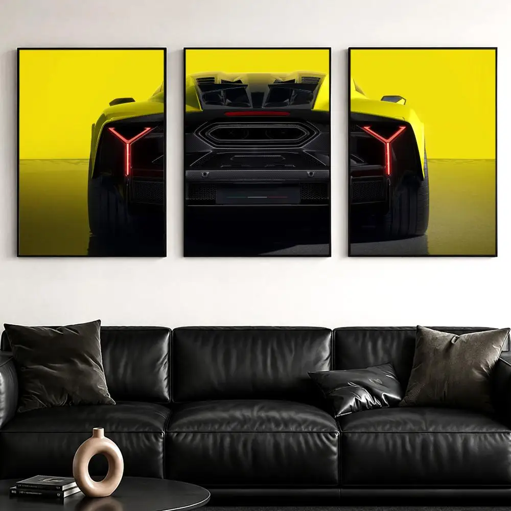 Fenomeno Rear Perspective Painting Calligraphy Canvas Wall Art Poster Set for Bedroom Living Room Home Decor Prints Gift