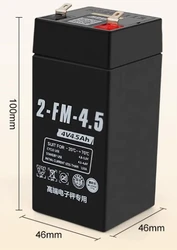 ALLCCX 4V 4Ah 20hr 4.5AH 5AH 6AH 6V Li-ion battery Accumulators Electronic scales