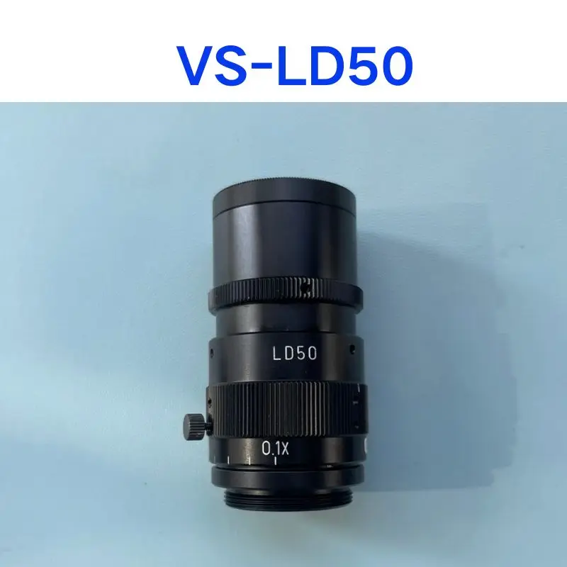 Used VS-LD50 high-resolution macro industrial lens tested OK and the function is intact