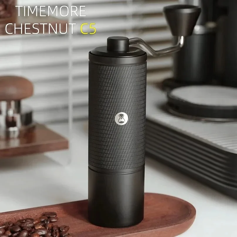 TIMEMORE Chestnut C5/C5ESP Portable Manual Coffee Grinder Hand Espresso Grinder S2C 42mm Burr Inside Higher Grinding Efficiency
