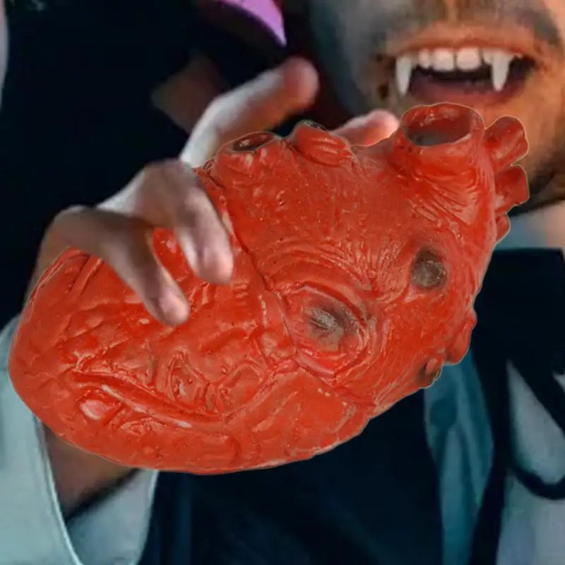 Bloederig Hart Kloppend Hart Spookachtige Halloween Rekwisieten Nep Hart Spookhuisdecoraties Rekwisieten Voor Spookhuisfeestdecoratie