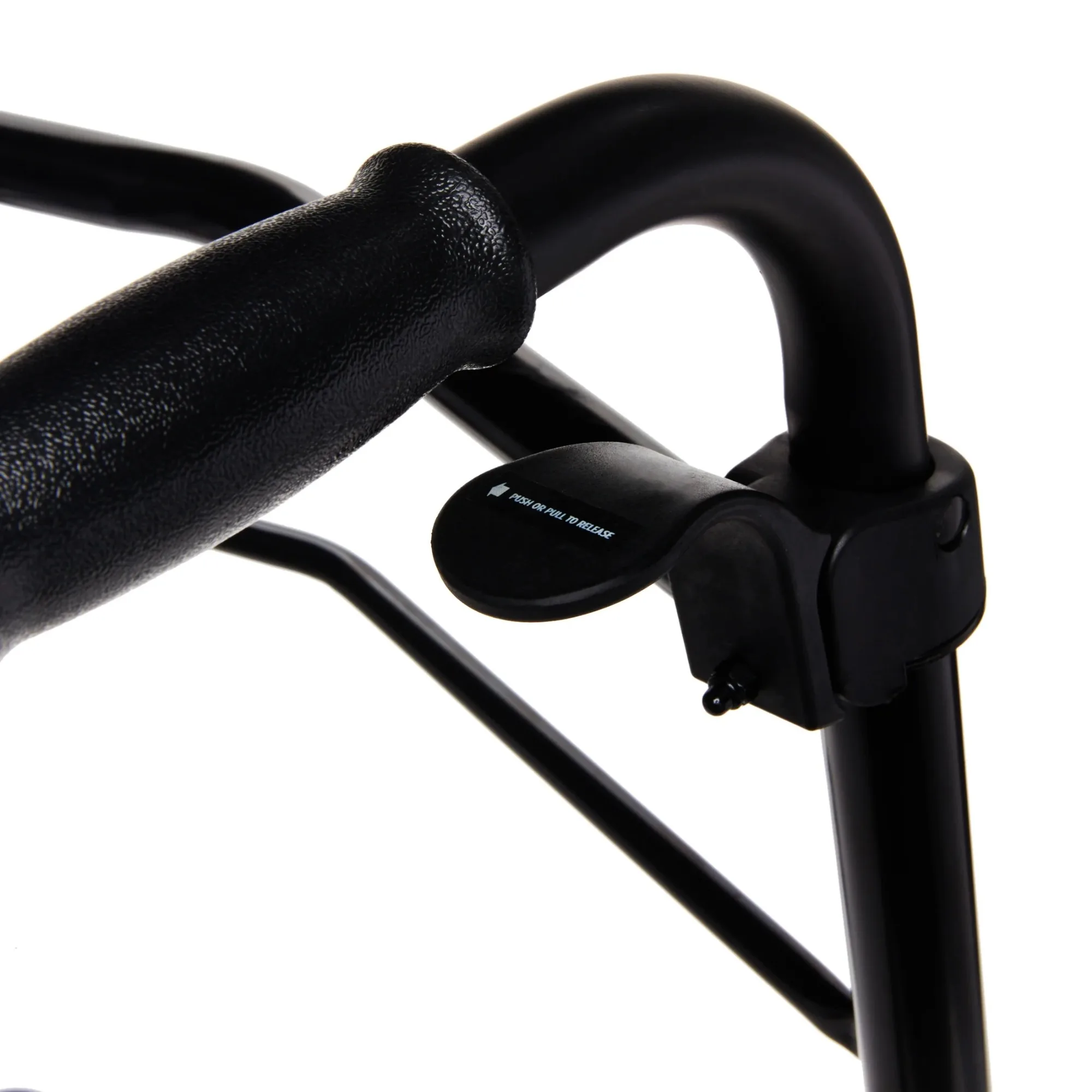 바퀴가 달린 접이식 보행기, 검정색