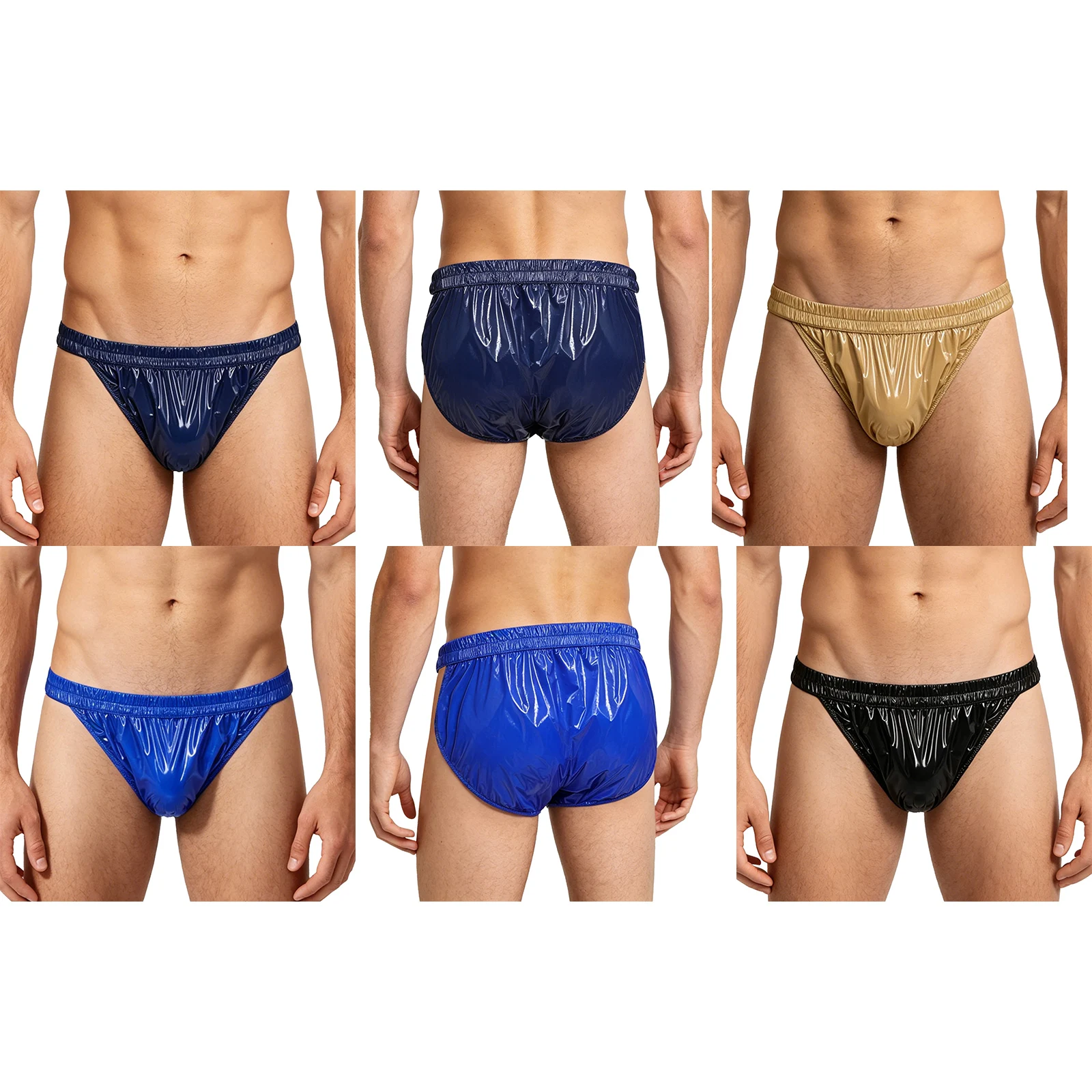 

Men Waterproof Panties Leakproof Elderly Special Needs Adaptive Briefs Elastic Waistband Diaper Cover Underwear Sissy Bottoms