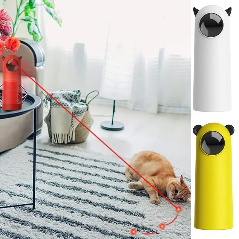 

Automatic Cat Toys Pet LED Laser Interactive Smart Teasing Toy Portable Electronic Toy For Dogs Cats Indoor Cat Toy Accessories