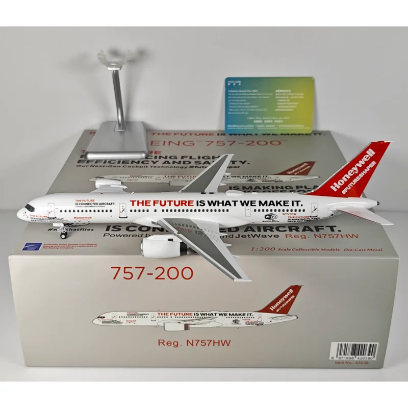 

Модели NG, литье под давлением, масштаб 1/200 Honeywell B757-200 N757HW, коллекция моделей самолетов из сплава, декоративное украшение