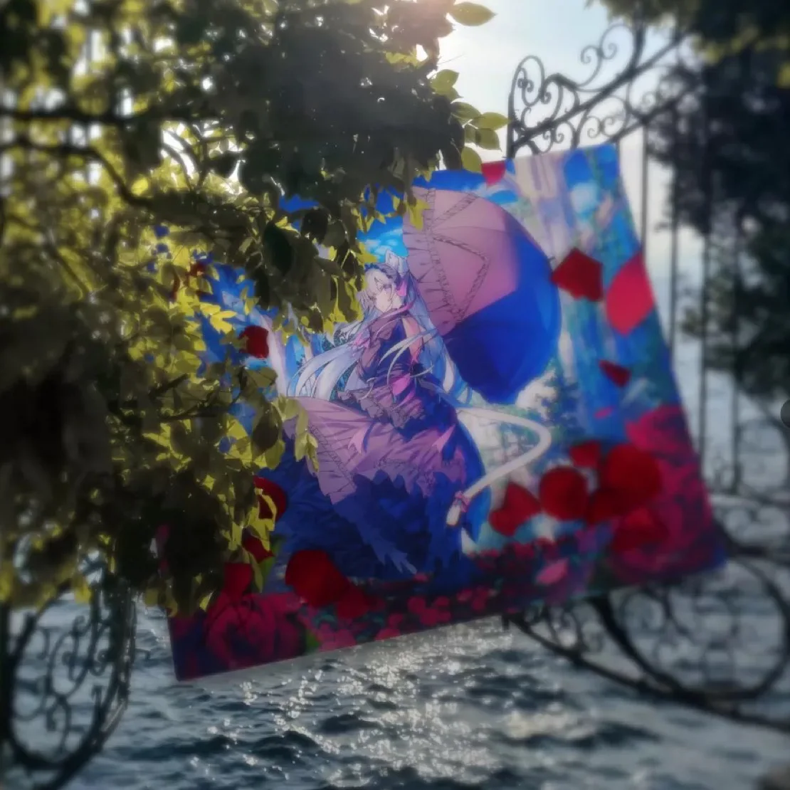 Japanese A-AbyssGaming RURI Glass Mouse Pad YUME Frosted Surface Desk Mat Tempered FPS Custom Office Gaming Accessories