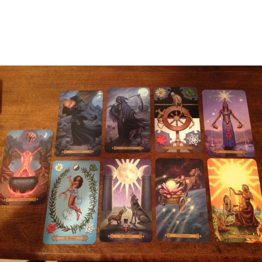 Baraja de cartas de Tarot de Spellcaster moderno, juego de cartas nuevo de Tarot, Fiona, Marquis