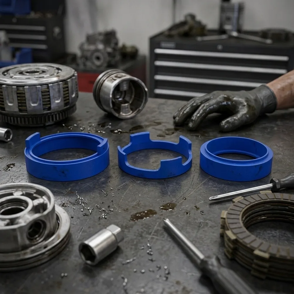 3 Piece Transmission Tool for Ford 10R80 Including Piston Compressor and Ring Removal Tool for DIY Repair 3 Piece