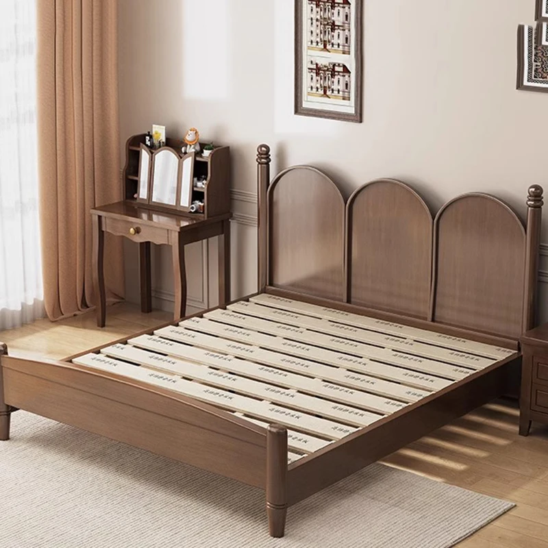 Modern Children Bed Sun Frame Nordic Luxury Massage Girls Design Bed Beauty European Simple Platform Wooden Cama Hotel Furniture