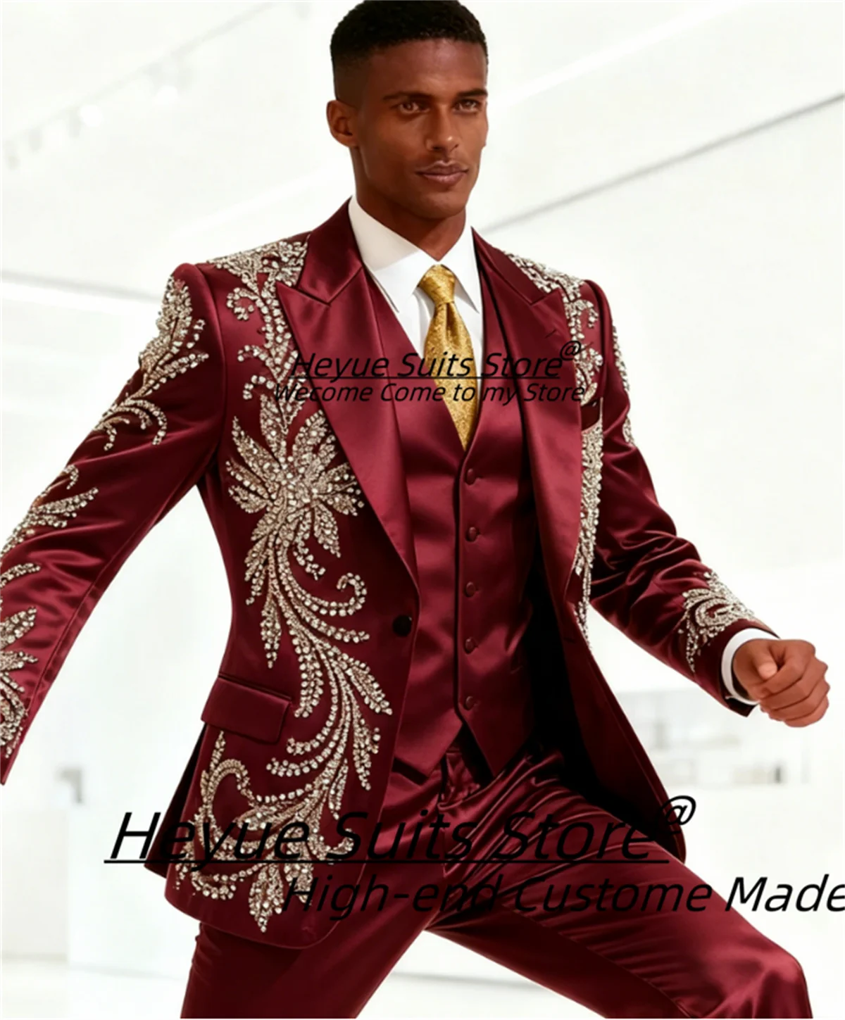 Luksusowe, szyte na miarę garn – Mens Fashion Trajes recenzja i cena
