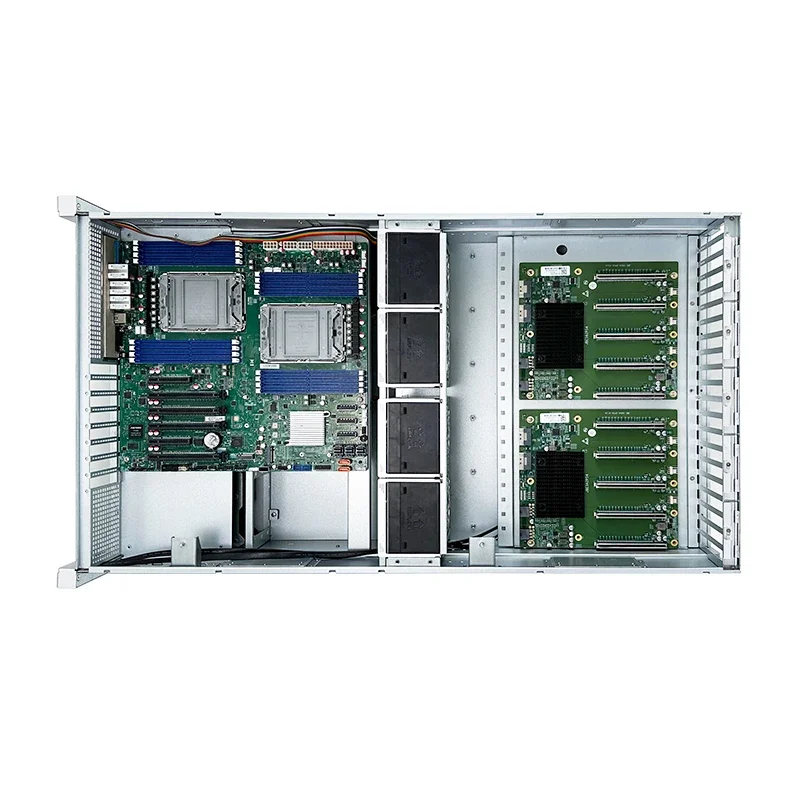 4U 8 9 GPU 4090 Server Chassis 16x Switch Deep Learning AI  Rendering Rack Server Case Platform   Chatgpt Edge Computing