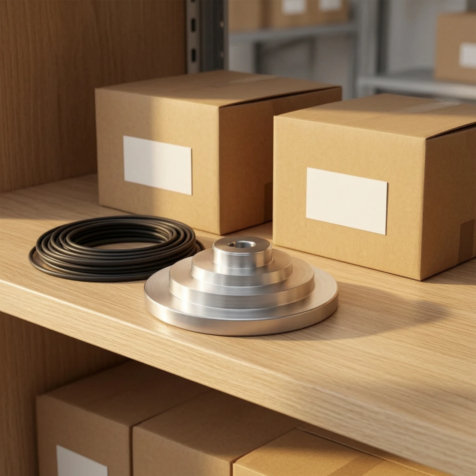 Stepped Belt Pulley Wide Compatibility Stepped Pulley with Keyway Long-Lasting Smooth for Machinists, Drill Press