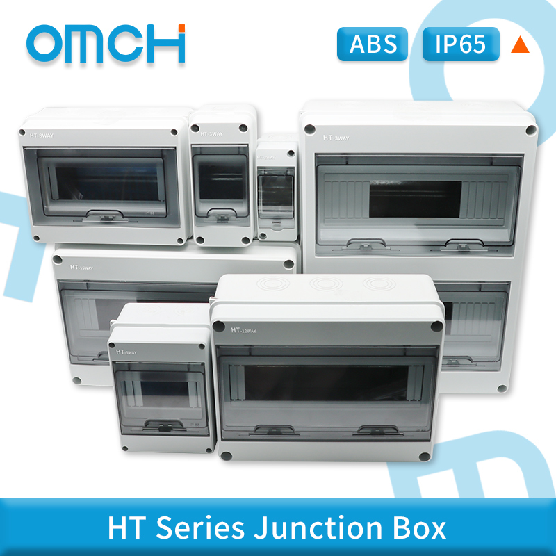  OMCH HT-3/5/8/12/18/24 Waterproof Distribution Box Junction Box Outdoor Rainproof Open Type Strong Electricity Distribution Box 