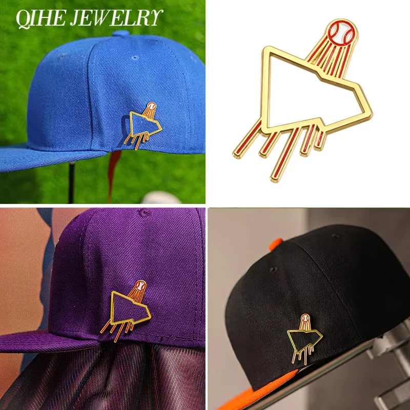 

Retro Mexican Metal Hat Pin Enamel Pins Funny Trendy Baseball Cap Golf Cap Clip Badge Backpack Lapel Brooch Jewelry Accessories