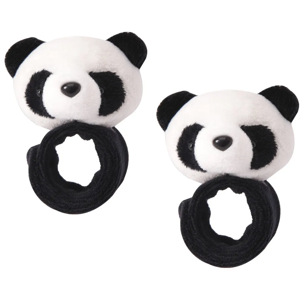 

2Pcs Panda Snap Slap Bracelets Cute Kids Party Supplies Cartoon Decorative Kids Snap Bracelets Fun Party Slap Wristbands