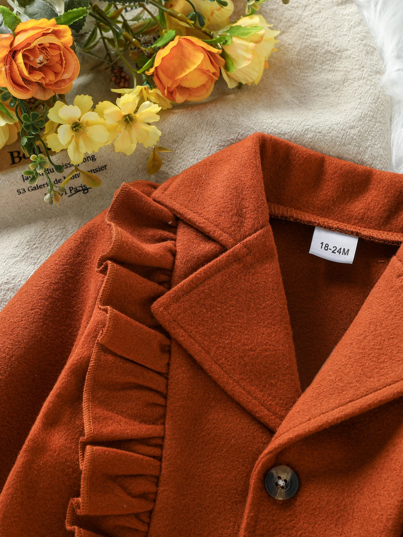 2025 أطفال الخريف الشتاء دعوى للفتيات طوق السترة معطف والتنانير 2 قطعة ملابس الأطفال الأنيقة لمجموعة الموضة 1-7Y