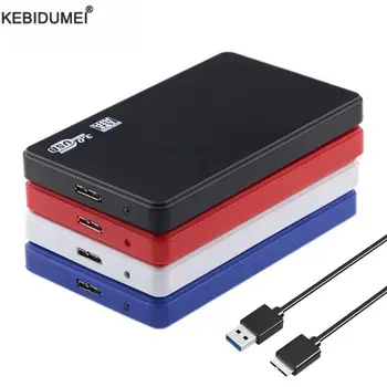 ORICO HDD 케이스, SATA to USB 3.0 하드 드라이브 인클로저, 2.5 인치 SSD 디스크 HDD 박스용, 6TB 스토리지 케이스, 외장 HDD 인클로저, 2.5 인치 