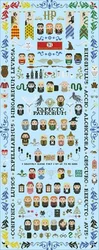 Magazine-Large Counted Cross Stitch 11CT 14CT 18CT Cross Stitch Kits Embroidery Needlework Sets
