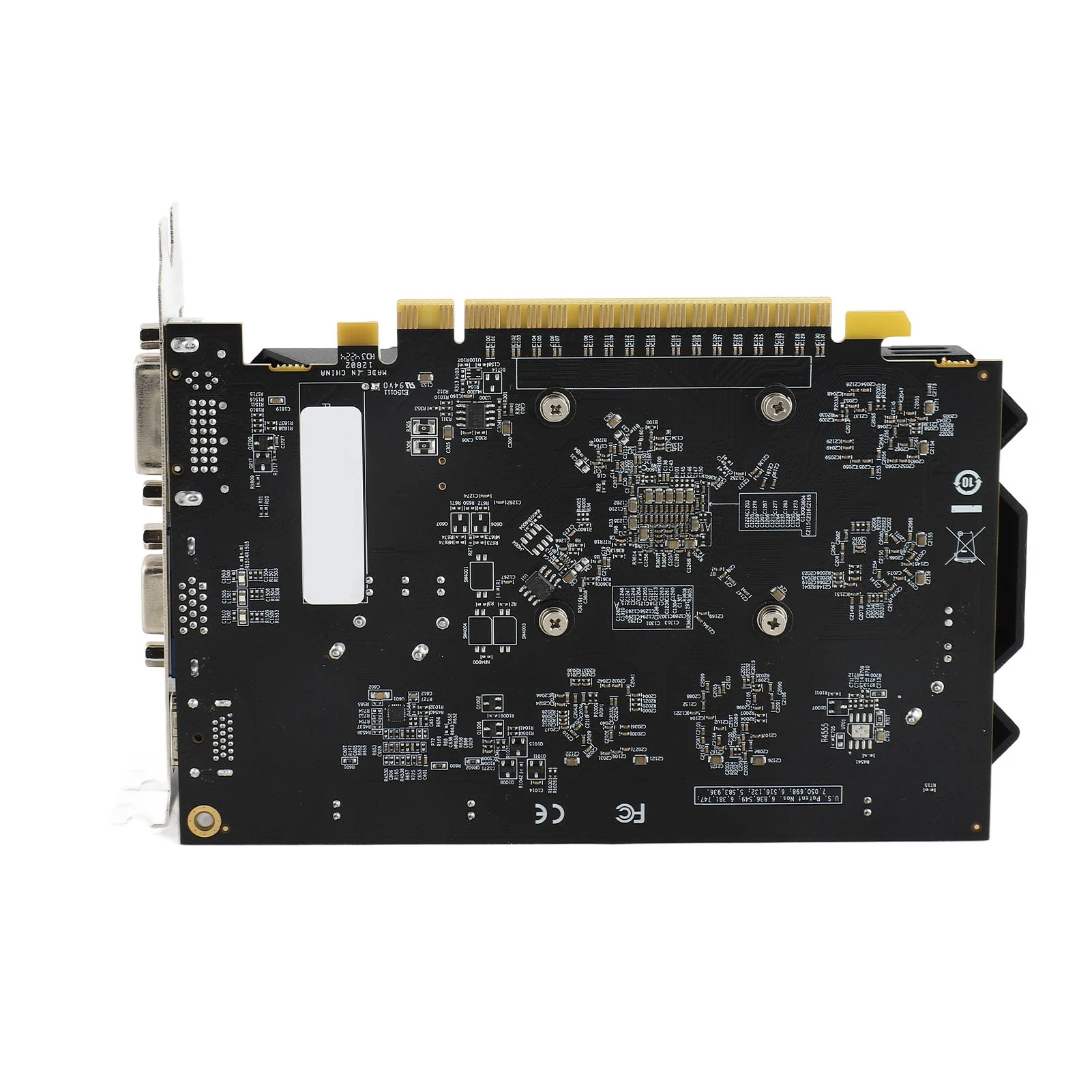 بطاقة رسومات تعمل بشكل هادئ وسهلة التركيب تدعم DVI VGA HD7670 4GB DDR5 128bit بطاقة رسومات ألعاب التوصيل والتشغيل للمكتب