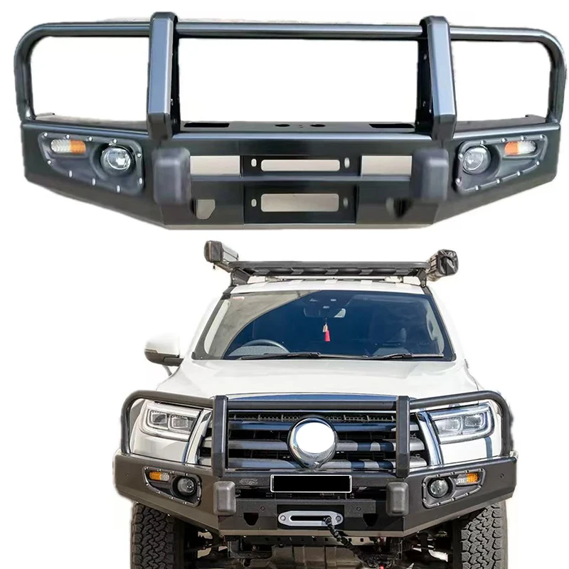 

Accessories 4x4 Steel Front Bumper & Rear Bull Bar New Condition Fit For Pajero Offroad Front For 2024 Great Wall Cannon