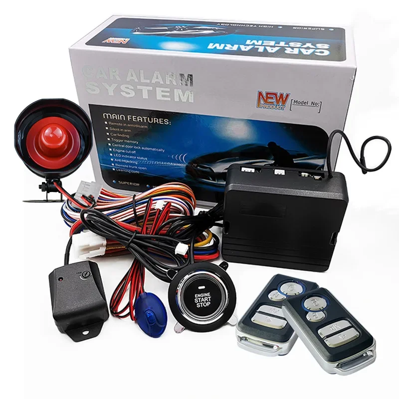 

2025Bluetooth car control, car anti-theft device, remote control start, vibration alarm modification, one-click start
