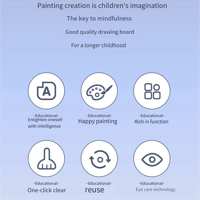 Top-12 Inch LCD Writing Board Drawing Board Color Graffiti Board For Kids Students Toys Christmas Birthday Gift