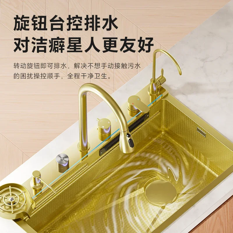 The product can be customized. Large single slot multi-functional 304 stainless steel vegetable basin kitchen household