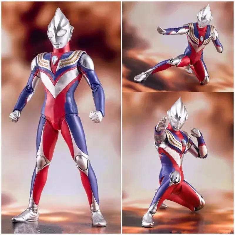 

17cm Ultraman Bandai Action Figure Kids Toys Childrens Toy Birthday Games 17cm Doll Accessories Anime Boyfriend Cool Gift