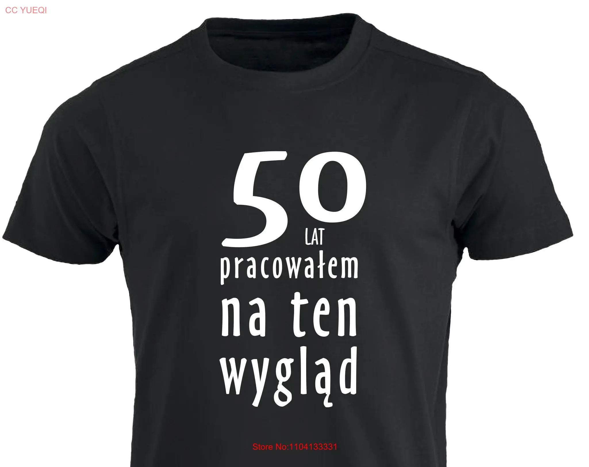 50 Lat Pracowalem Na Ten Wyglad Koszulka Urodzinowa Urodziny Smieszne T shirt Polska Prezent Polskie Koszulki w UK