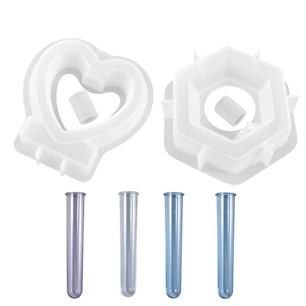 

1 комплект, 1 комплект, форма для кристаллической эпоксидной вазы, гидропоника, сделай сам, силиконовая форма для цветочных посуды, многоразовая декоративная ваза, ремесла, литье, художественное изготовление