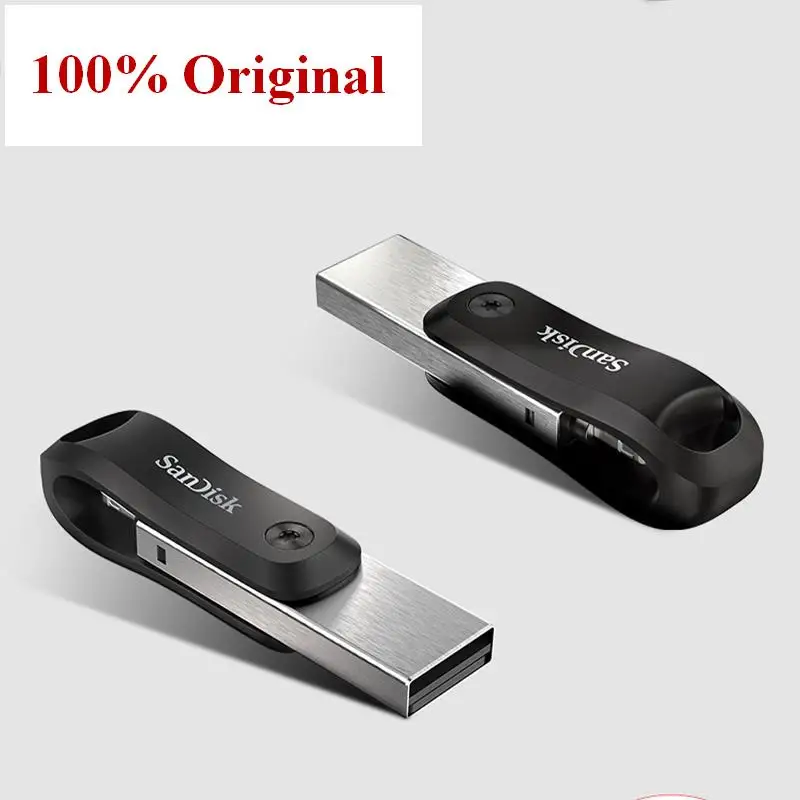 Original New USB 3.0 Flash Drive iXPand U Disk OTG Lightning Stick 256GB 128GB  For iPhone & iPad SDIX60N Rotatable Pendrive