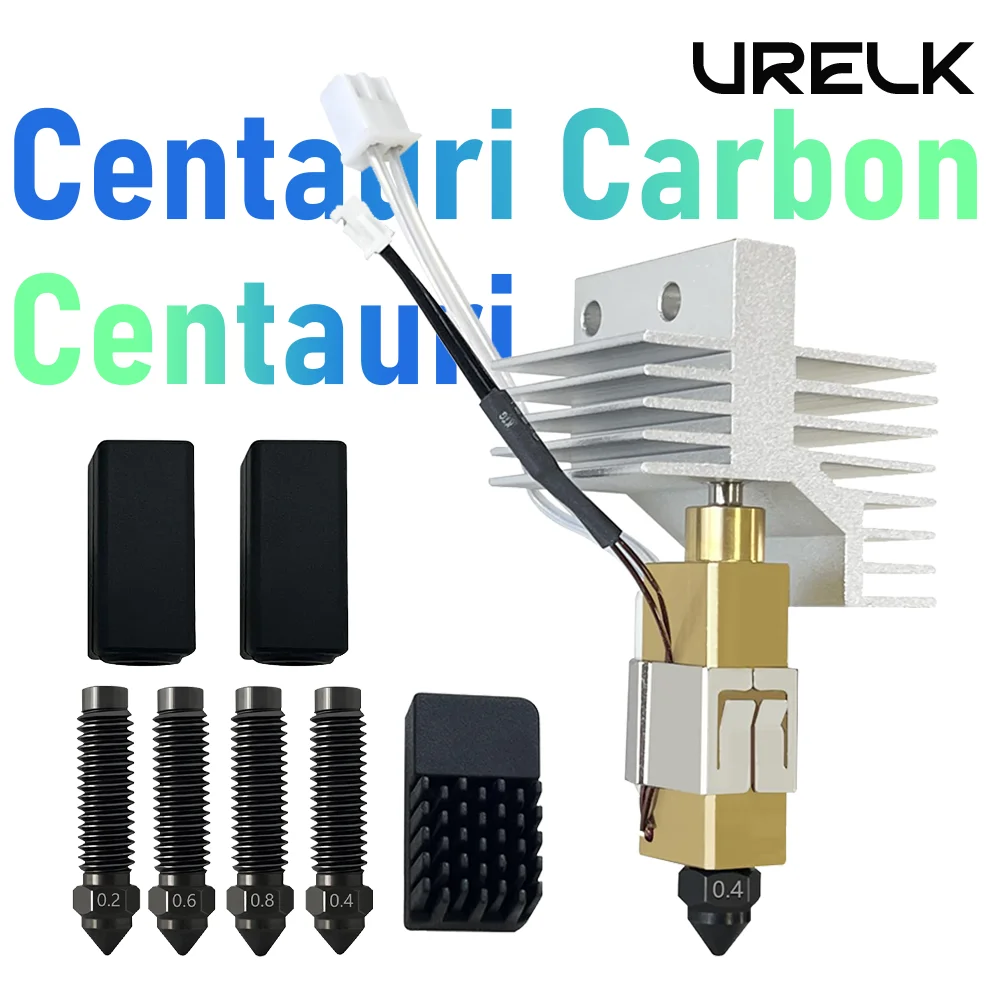 

0.4mm Ceramic Hotend for Centauri Carbon Print Head Extruder Kit Hot End Heat Sink Hardened Steel Nozzles for Elegoo Centauri
