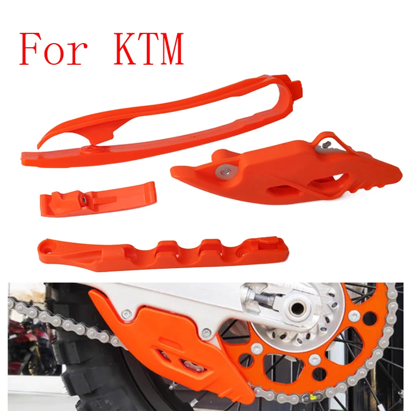 Motorcycle Swingarm Chain Slider For KTM EXC SX SXF XCF For HUSQVARNA FC FE FX EC ES MC 23-24 Chain Guard Guide Brake Hose Clamp