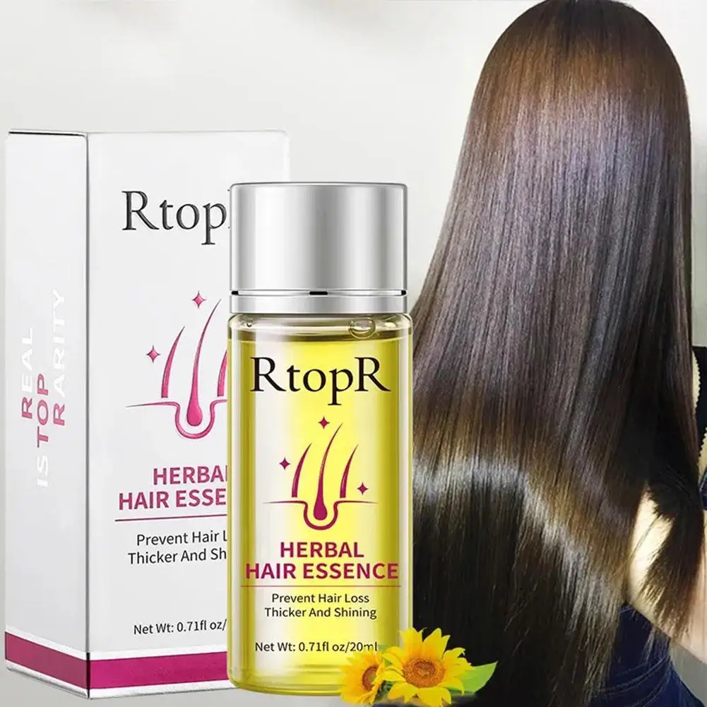 RtopR Hair Care Serum Firming And Moisturizing Reduce Bifurcation Herbal Essential Oil Repair Scalp Damage