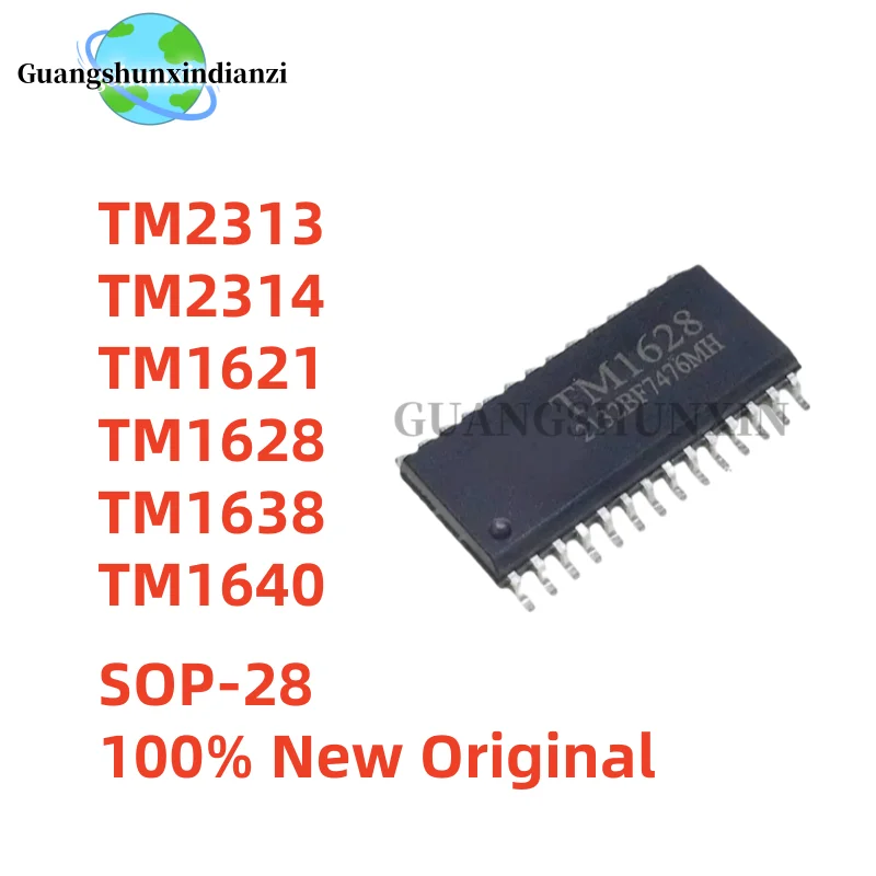10PCS 100% New Original TM2313 TM2314 TM1621 TM1628 TM1638 TM1640 SOP-28 Induction cooker chip