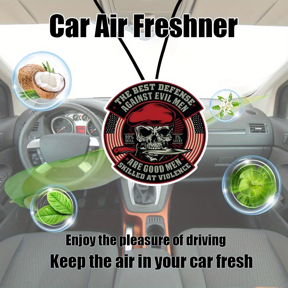

Defense Theme Car Scent Hanger - Protective Power Design, Mirror Vent Hanging, Lasting Fragrance